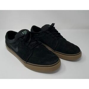 Nike SB Check Solarsoft Shoes Mens 12 Black Suede Gum Bottom 536404-003